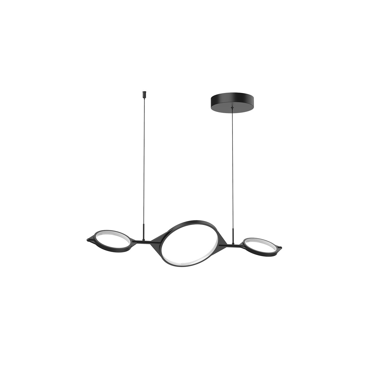 Suspension linéaire Serif Diffuseur givré en silicone – vue 2