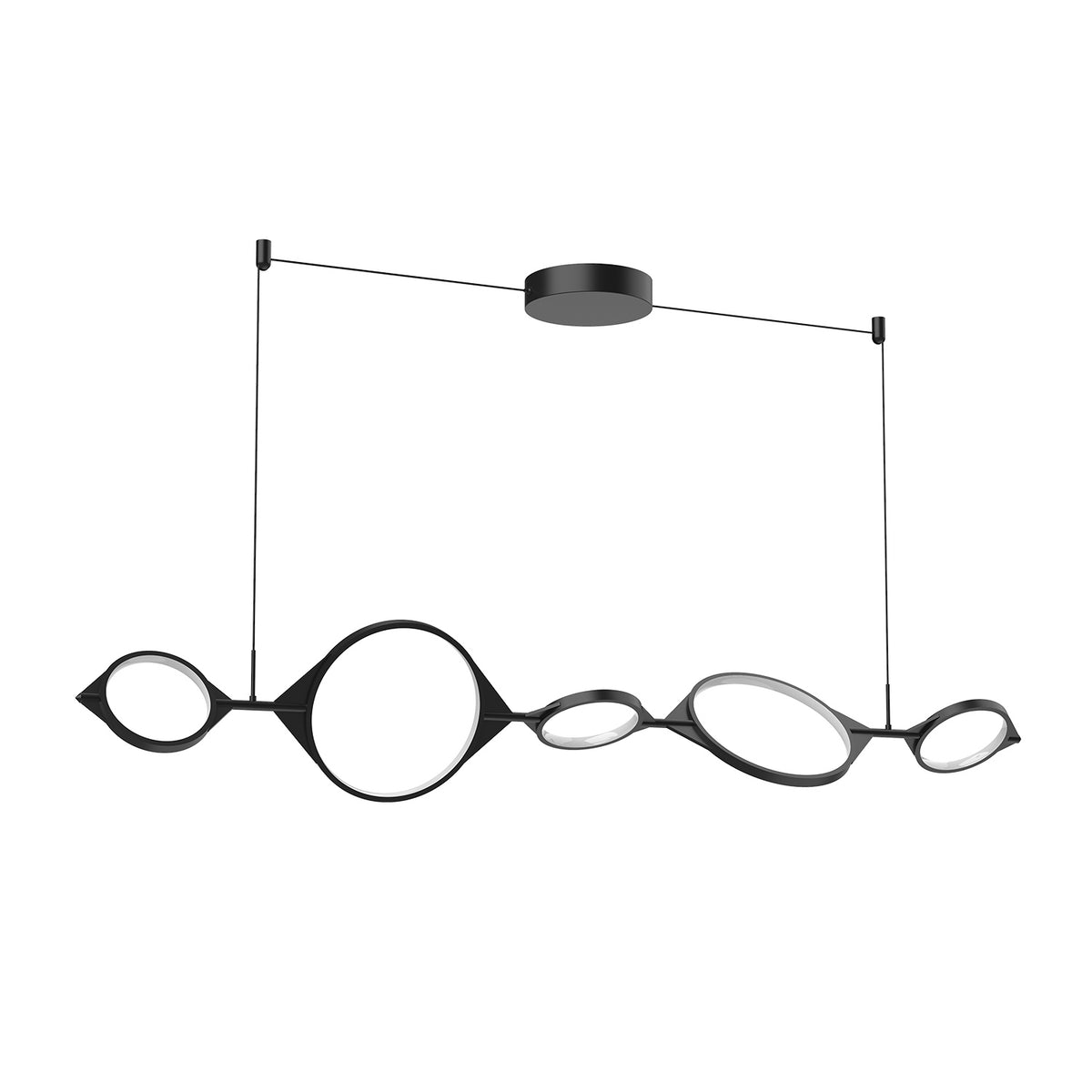 Suspension linéaire Serif Diffuseur silicone blanc – Kuzco Lighting