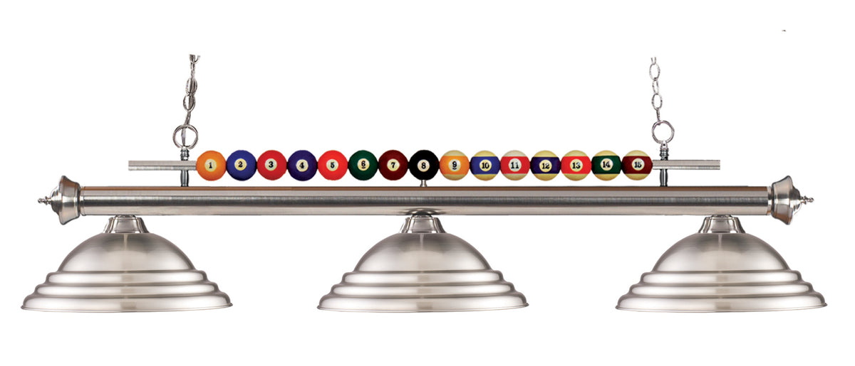 Suspension linéaire Shark Nickel brossé, Nickel brossé – Z-Lite