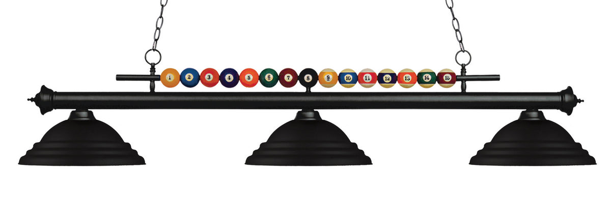 Suspension linéaire Shark Noir mat, Noir mat – Z-Lite
