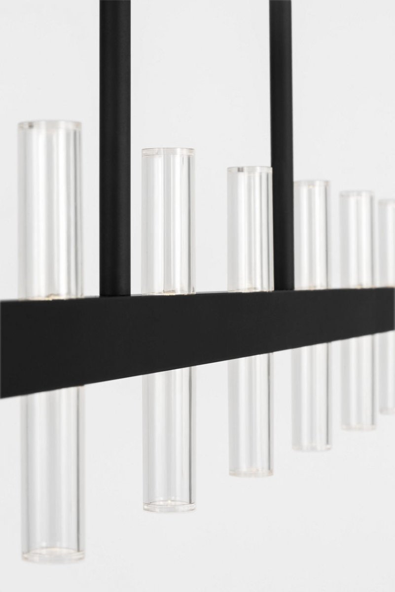 Suspension linéaire Silas - Noir minuit by Visual Comfort Studio | Luminaires & cie