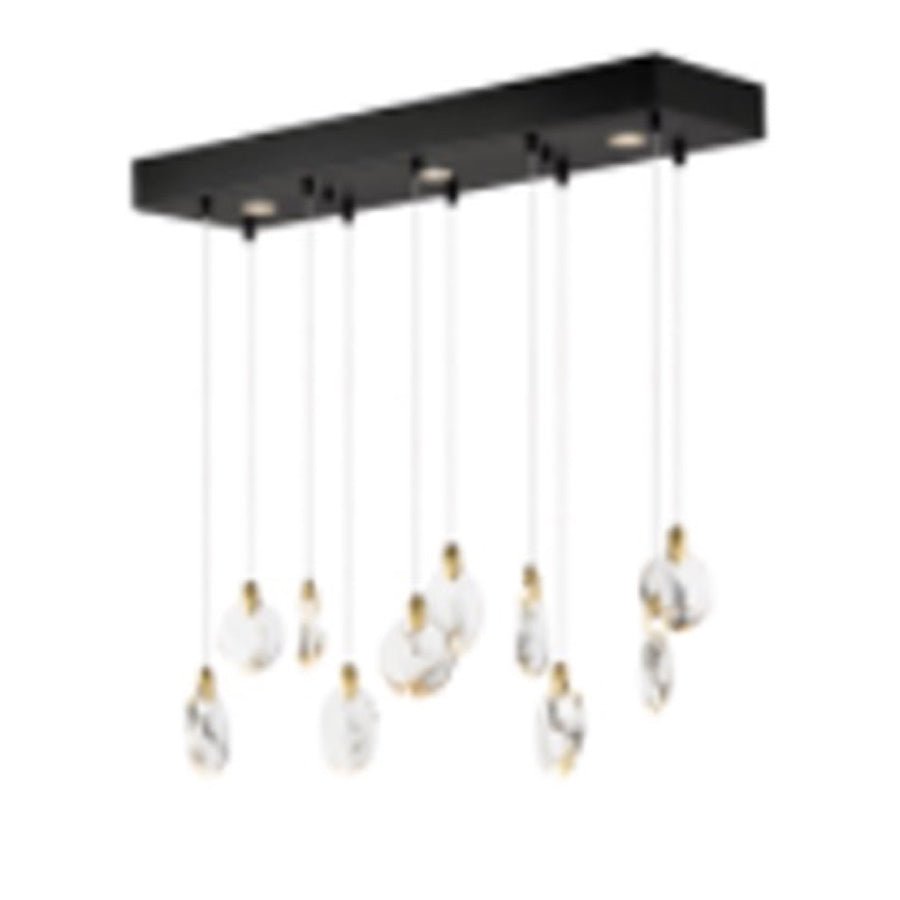 Suspension linéaire Snowflake - by Artcraft | Luminaires & cie