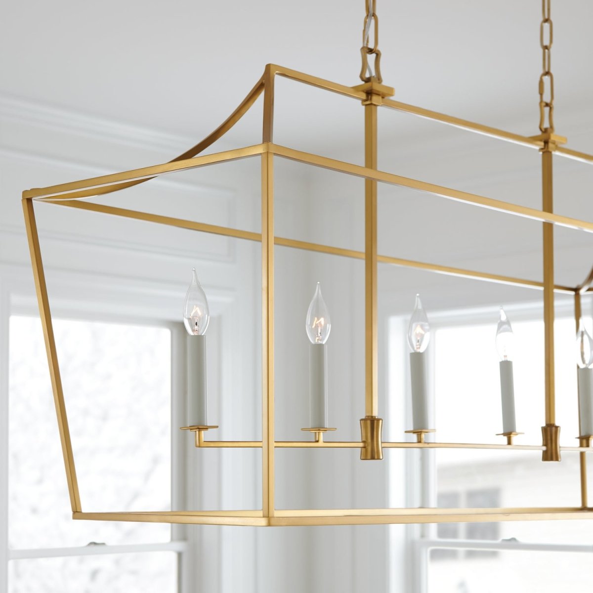 Suspension linéaire Southold - Nickel poli by Visual Comfort Studio | Luminaires & cie