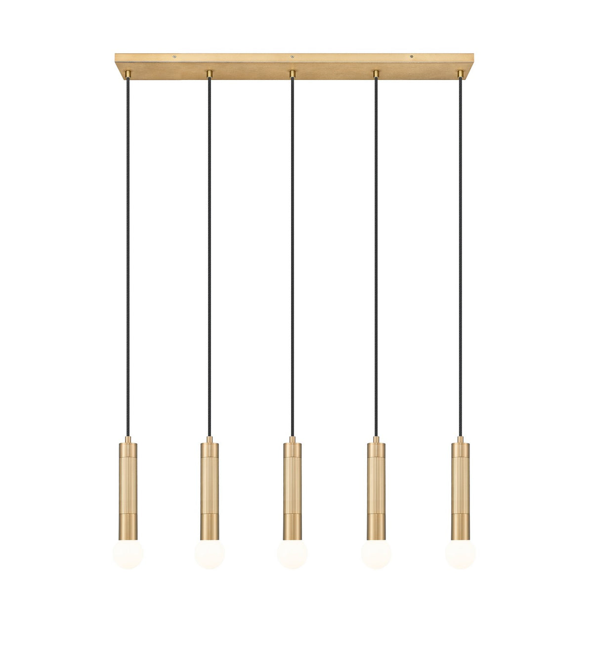 Suspension linéaire Stari Or moderne, nombre ampoules 5 – vue 3