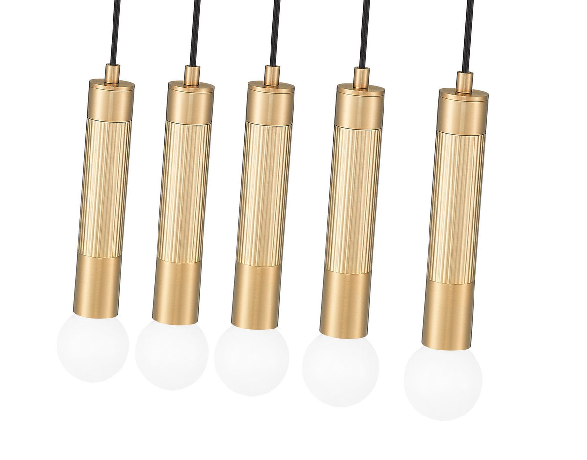 Suspension linéaire Stari Or moderne, nombre ampoules 5 – vue 4