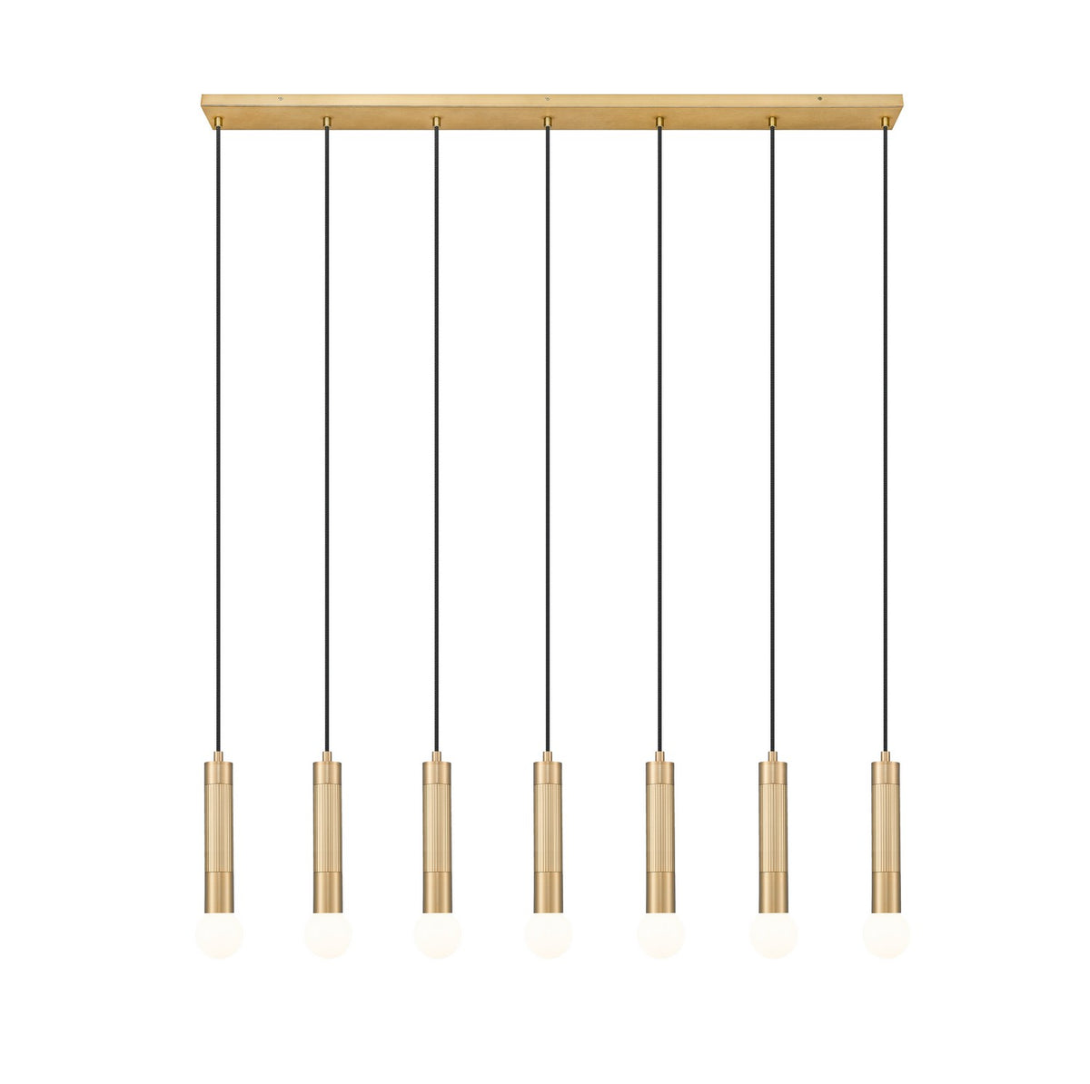 Suspension linéaire Stari Or moderne, nombre ampoules 7 – vue 3