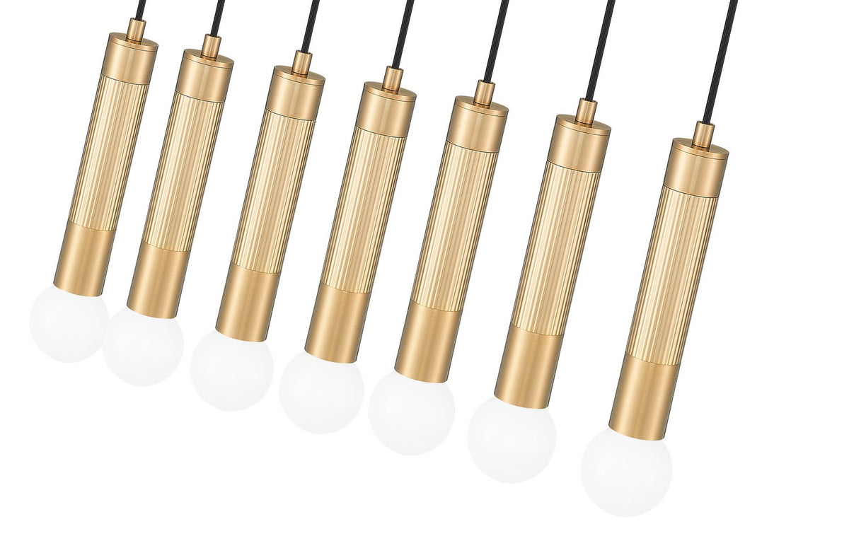 Suspension linéaire Stari Or moderne, nombre ampoules 7 – vue 4