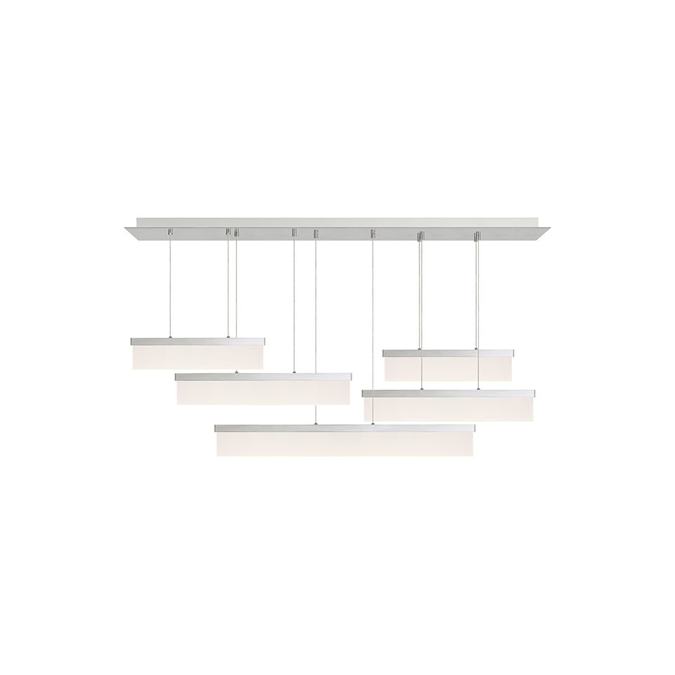 Suspension Linéaire Sweep - Nickel poli by Tech Lighting | Luminaires & cie