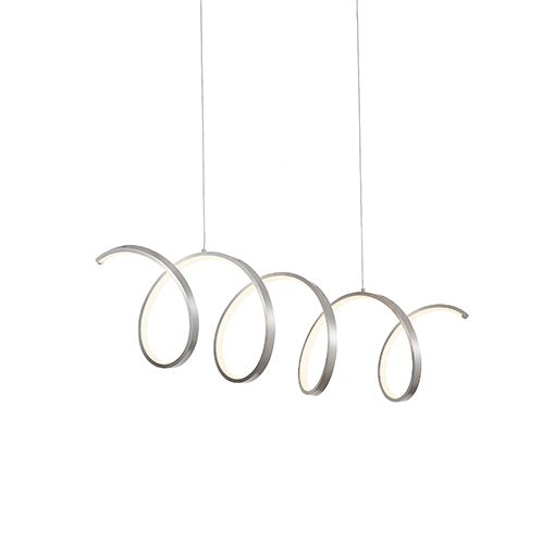 Suspension linéaire Synergy - Argent antique by Kuzco Lighting | Luminaires & cie