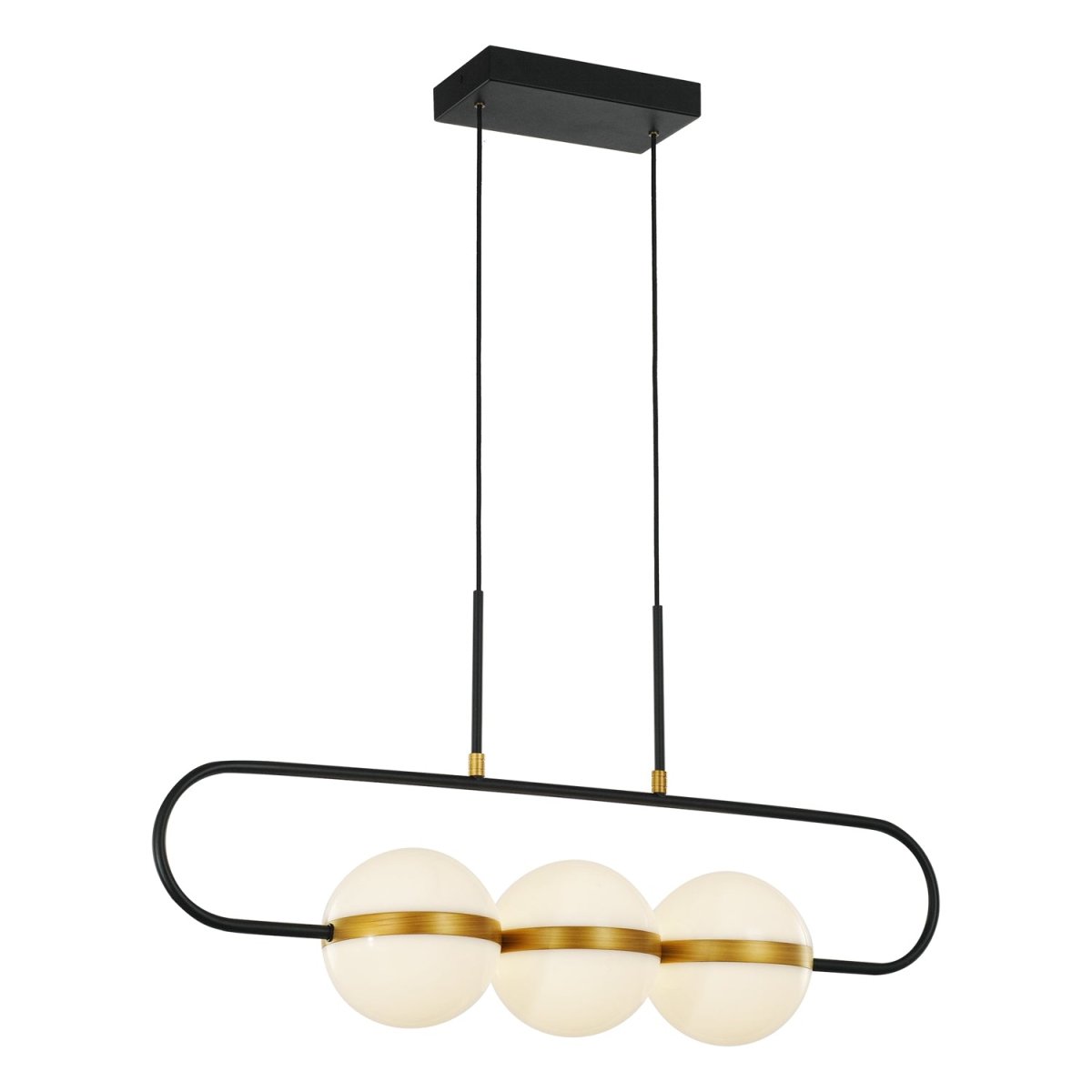 Suspension linéaire Tagliato - 32" by Alora Lighting | Luminaires & cie