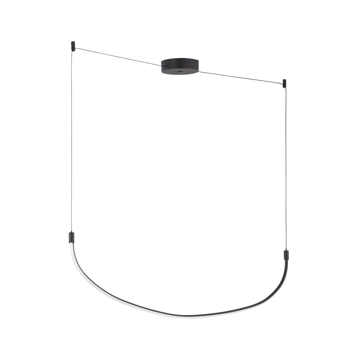 Suspension linéaire Talis - Noir 36 5/8" by Kuzco Lighting | Luminaires & cie