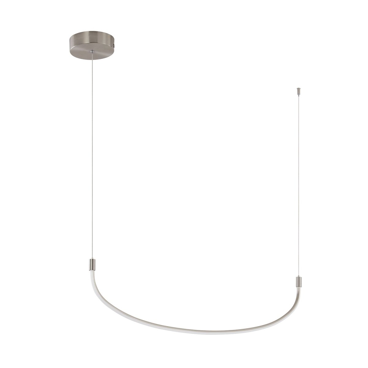 Suspension linéaire Talis - Nickel brossé 36 5/8" by Kuzco Lighting | Luminaires & cie