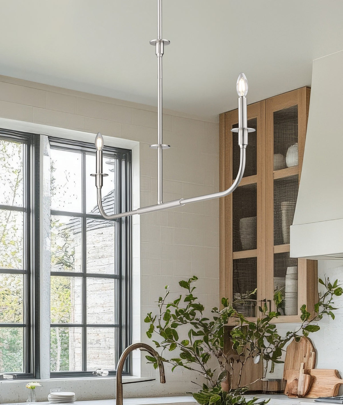 Suspension linéaire Tova Nickel brossé, 45 3/4" – vue 7