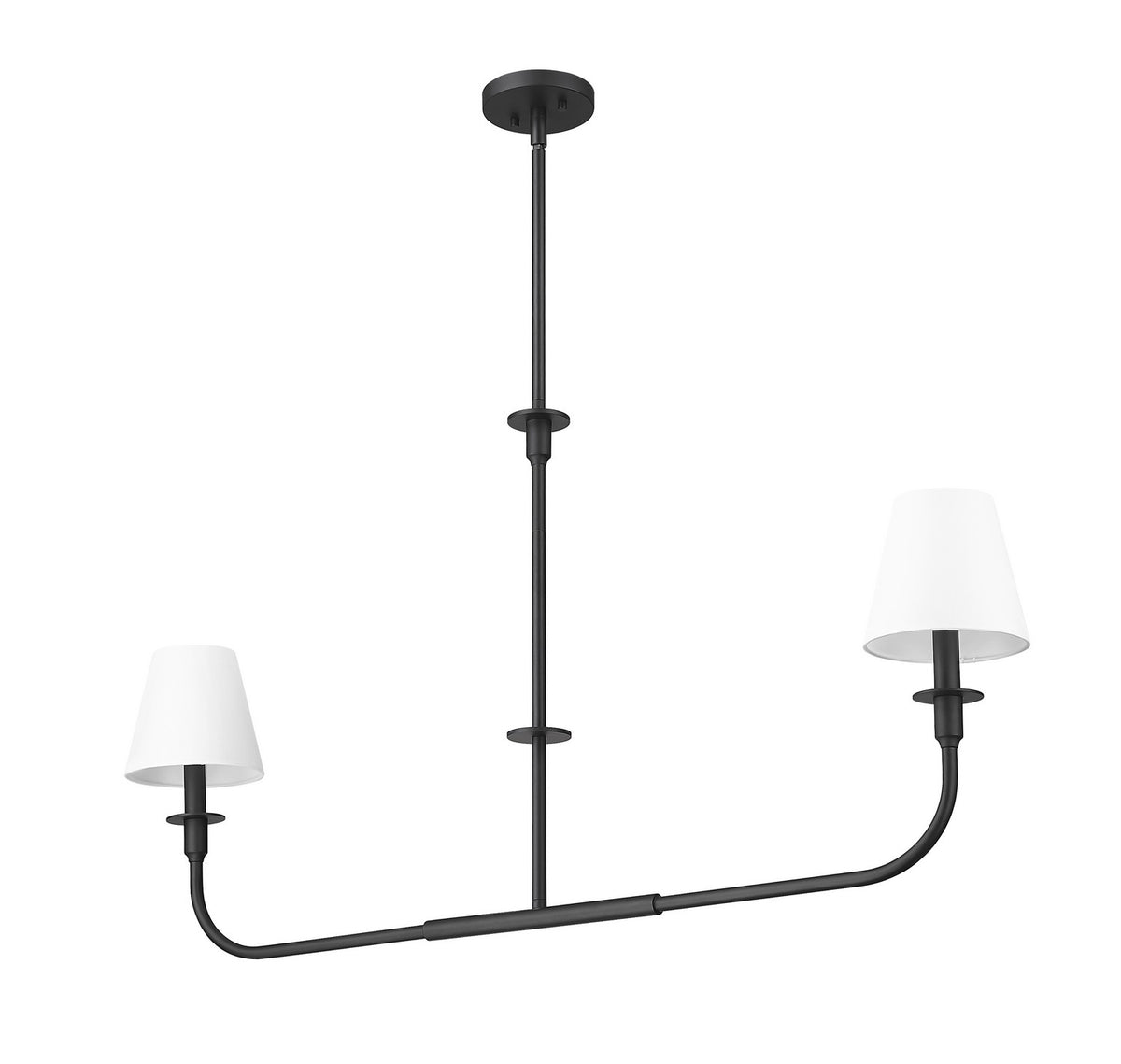 Suspension linéaire Tova Noir mat, 45 3/4" – vue 3