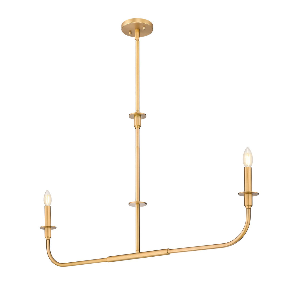 Suspension linéaire Tova Laiton frotté, 45 3/4" – vue 2