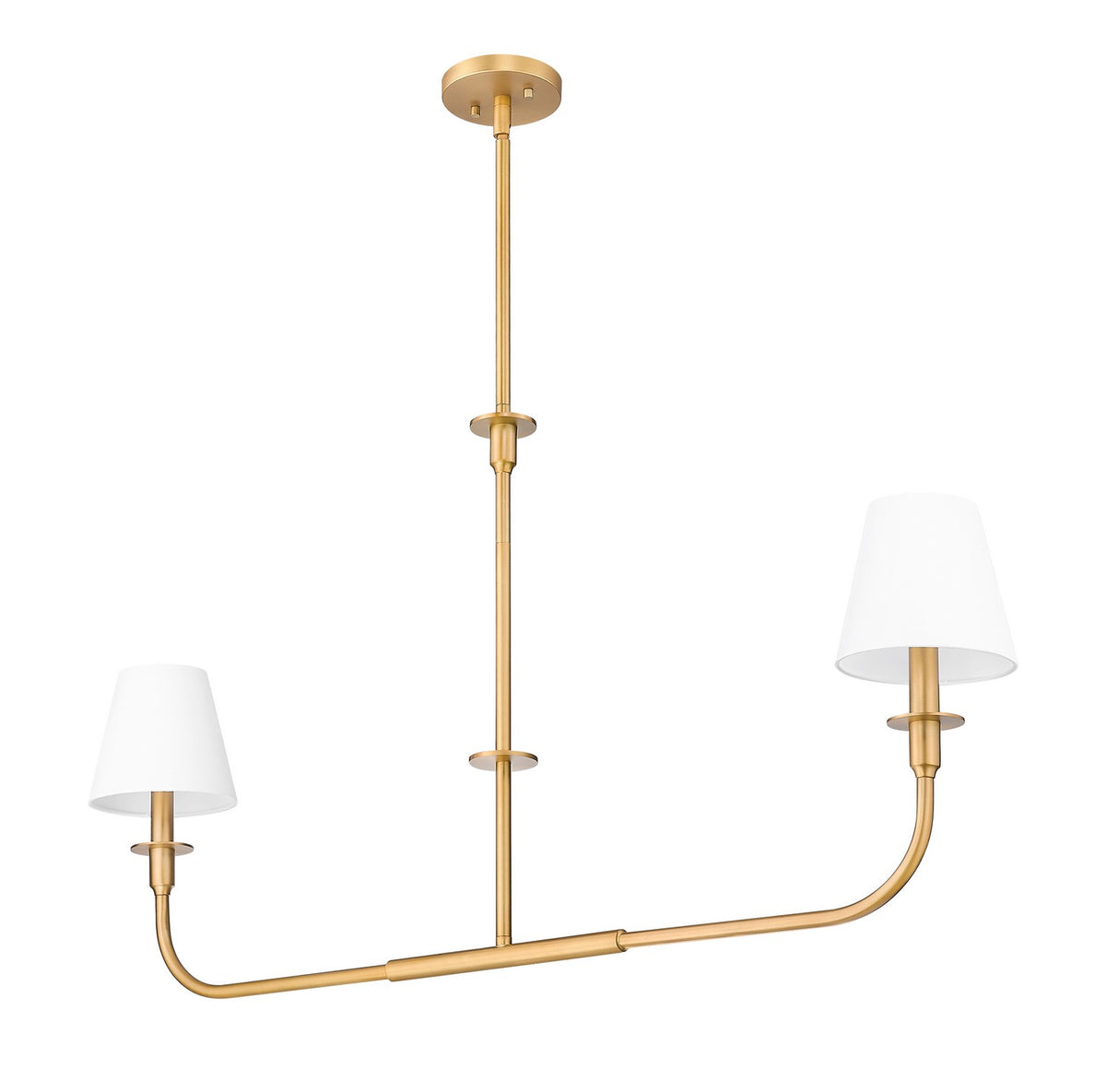 Suspension linéaire Tova Laiton frotté, 45 3/4" – vue 4
