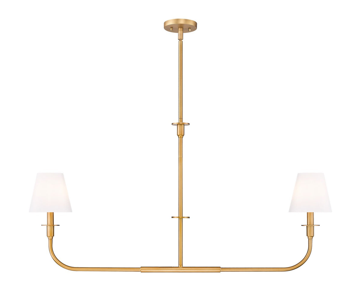 Suspension linéaire Tova Laiton frotté, 45 3/4" – vue 5