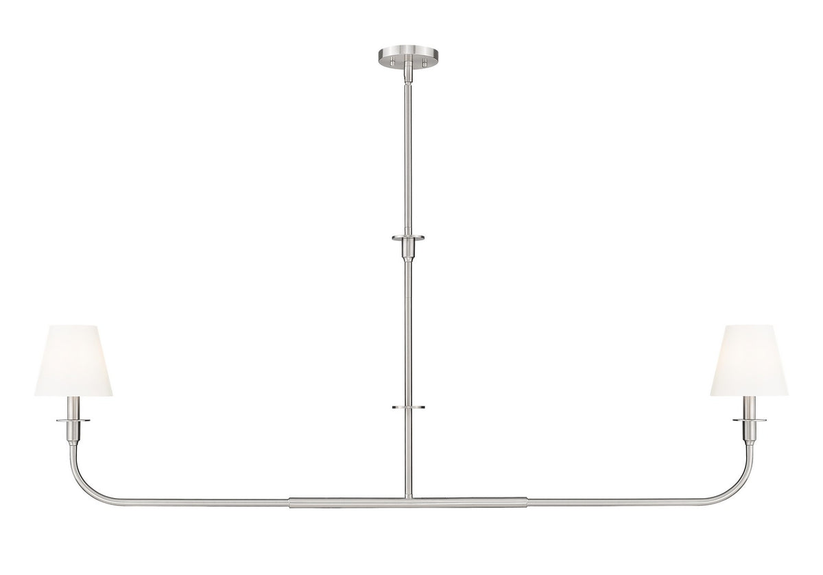 Suspension linéaire Tova Nickel brossé, 63 3/4" – vue 3