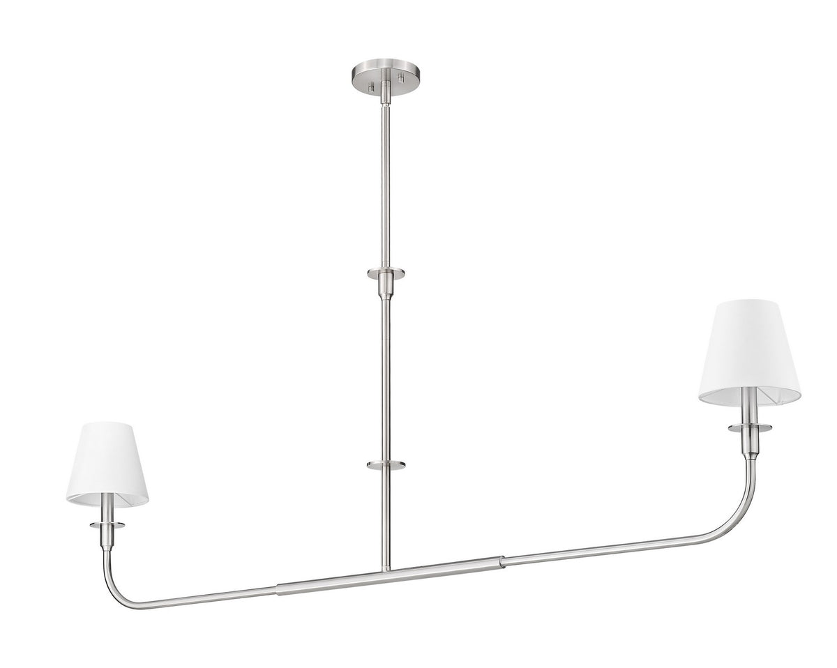 Suspension linéaire Tova Nickel brossé, 63 3/4" – vue 4