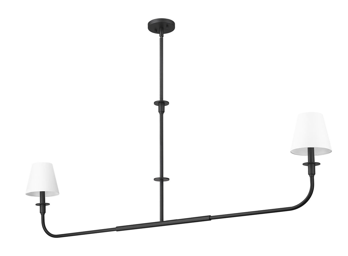 Suspension linéaire Tova Noir mat, 63 3/4" – vue 4