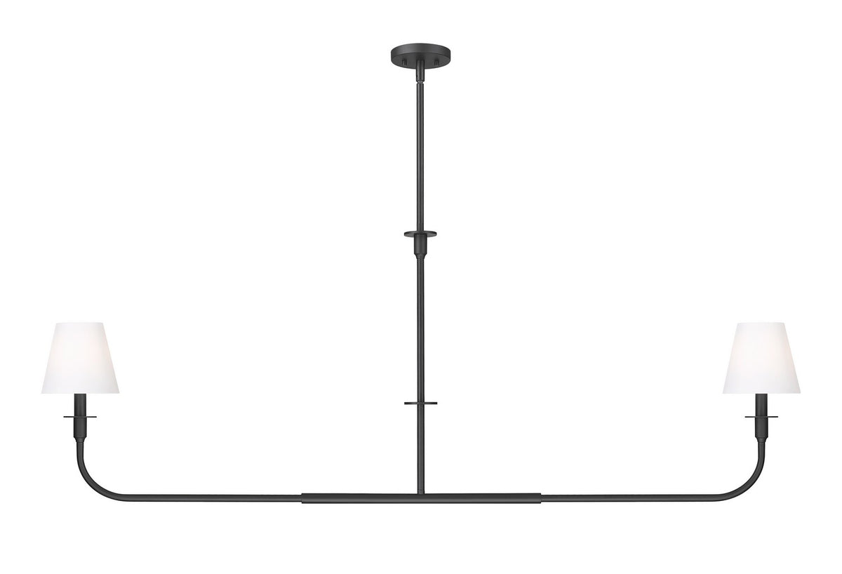 Suspension linéaire Tova Noir mat, 63 3/4" – vue 5