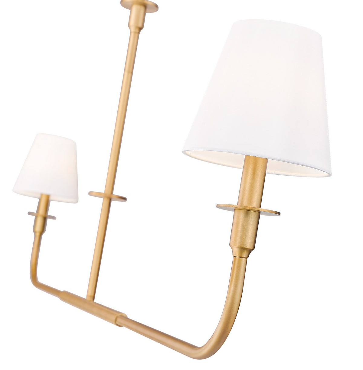 Suspension linéaire Tova Laiton frotté, 63 3/4" – vue 4