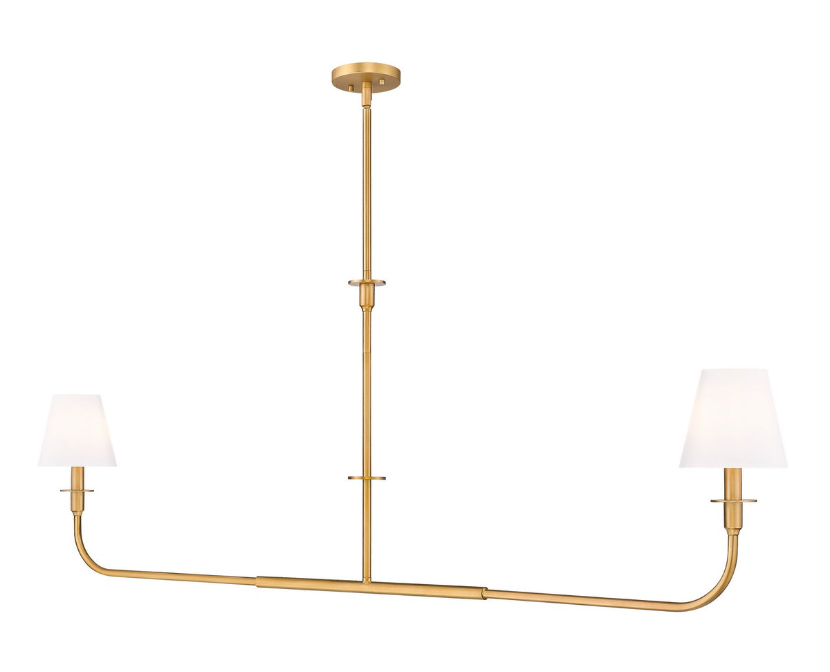Suspension linéaire Tova Laiton frotté, 63 3/4" – Z-Lite