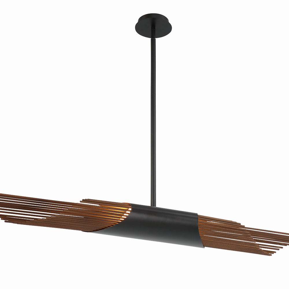 Suspension linéaire Umura Noir mat – vue 2