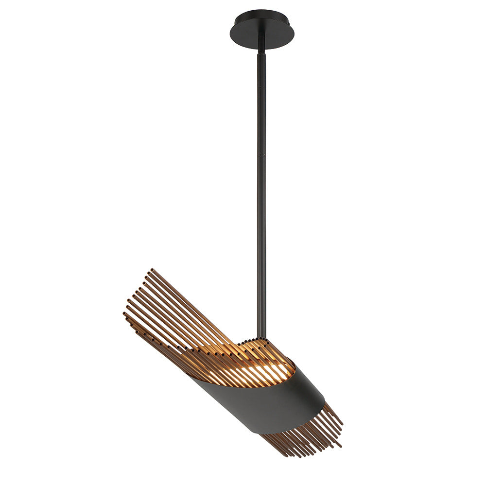 Suspension linéaire Umura Noir mat – vue 5