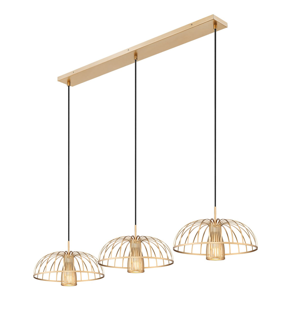 Suspension linéaire Valencia Or moderne – Z-Lite