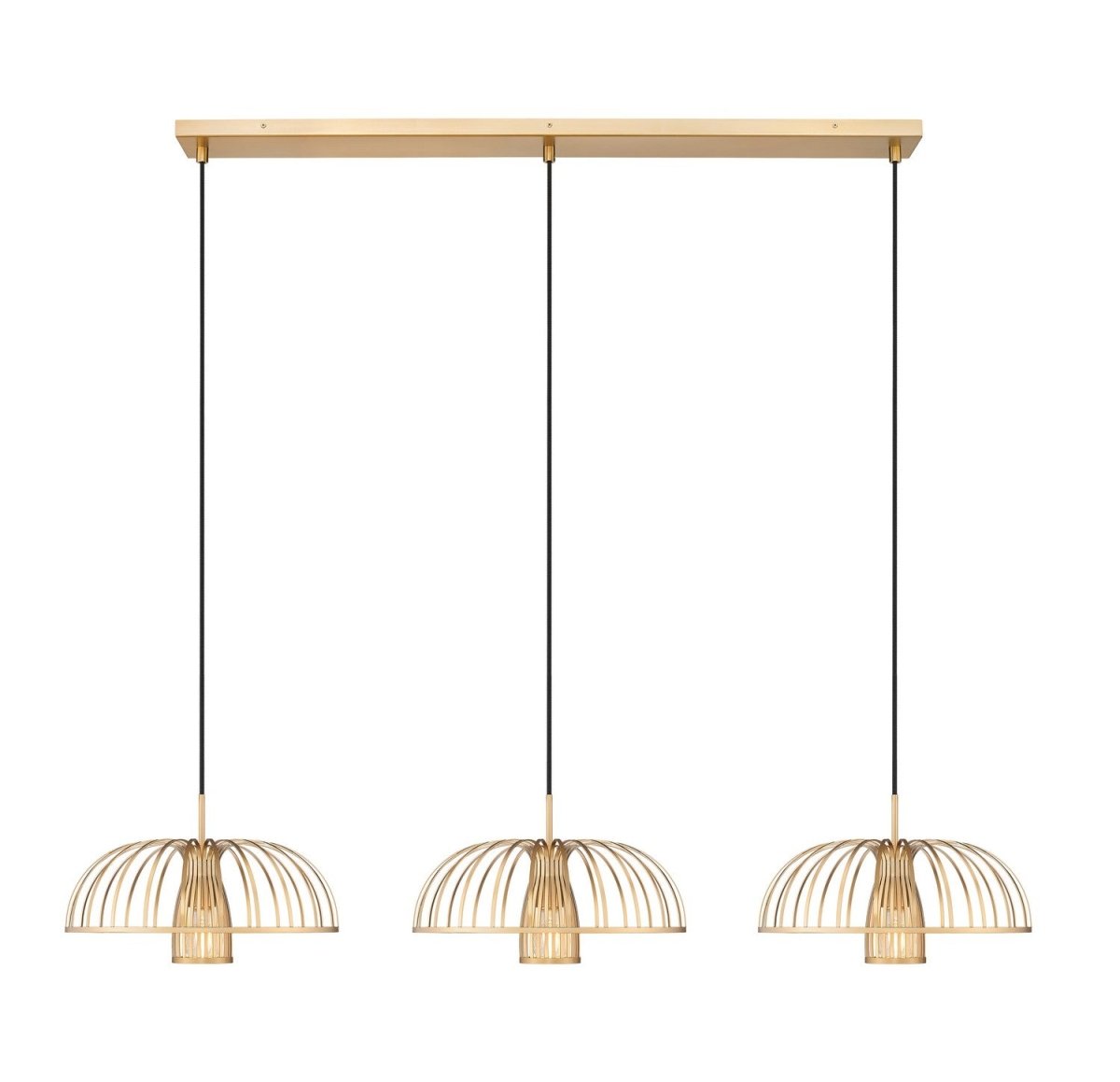 Suspension linéaire Valencia - Or moderne by Z-Lite | Luminaires & cie