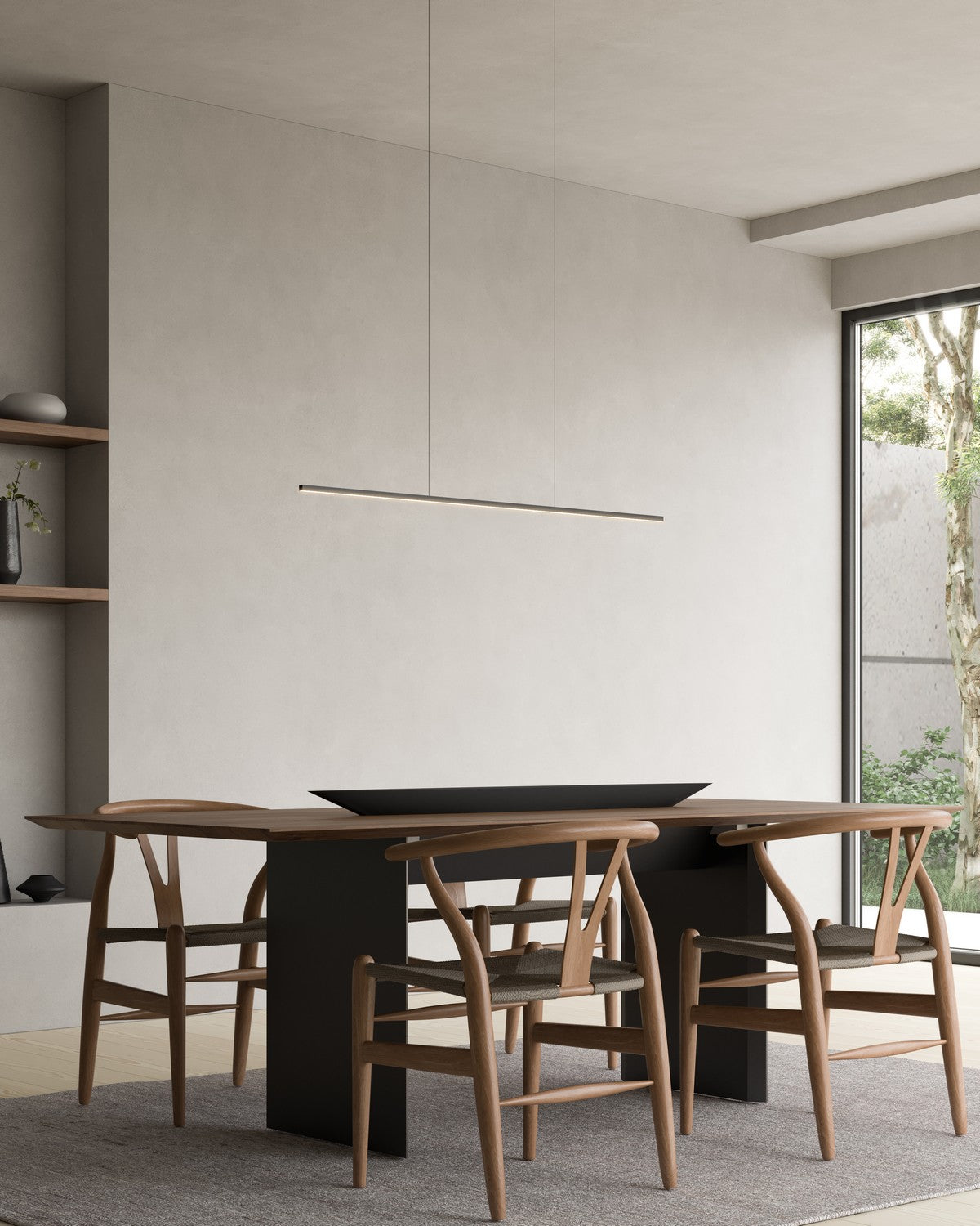 Suspension linéaire Vega Minor Noir, 47 3/8" – vue 3