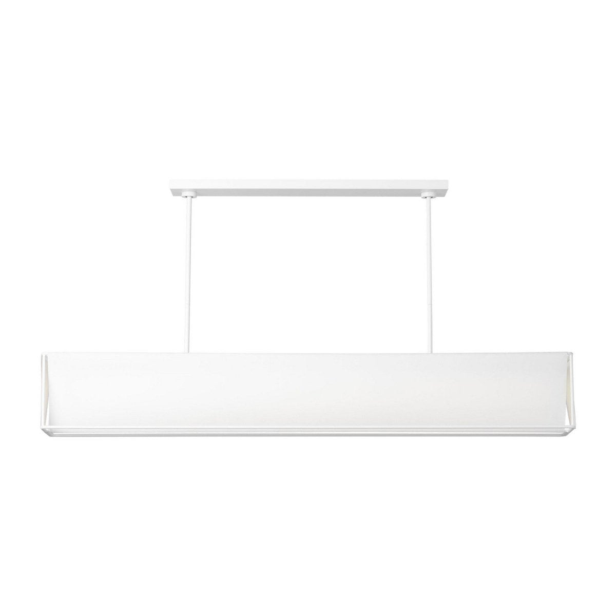 Suspension linéaire Velero - Lin doux by Visual Comfort Studio | Luminaires & cie
