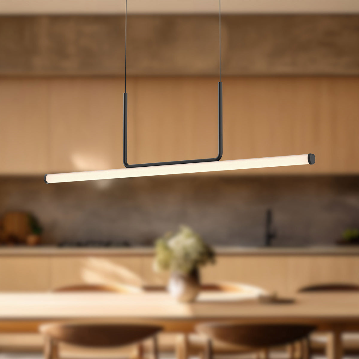 Suspension linéaire Vesper Noir, 48 1/4" – vue 2