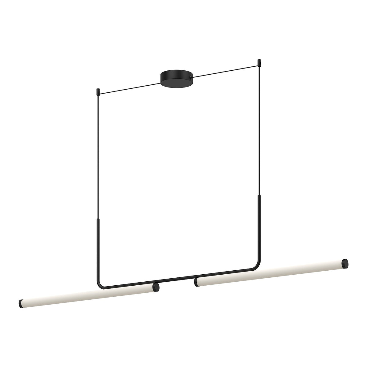 Suspension linéaire Vesper Noir, 73" – Kuzco Lighting