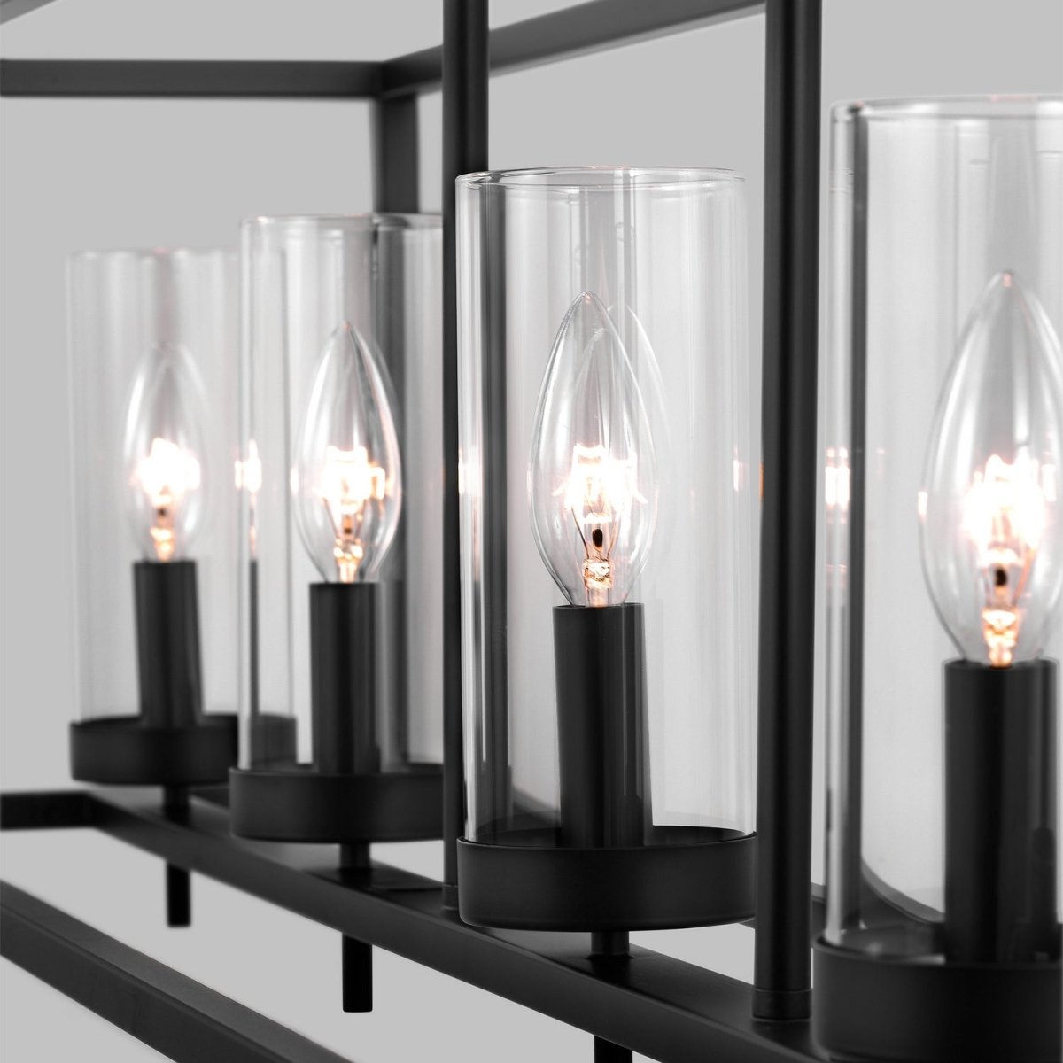 Suspension linéaire Zire - Nickel brossé by Visual Comfort Studio | Luminaires & cie
