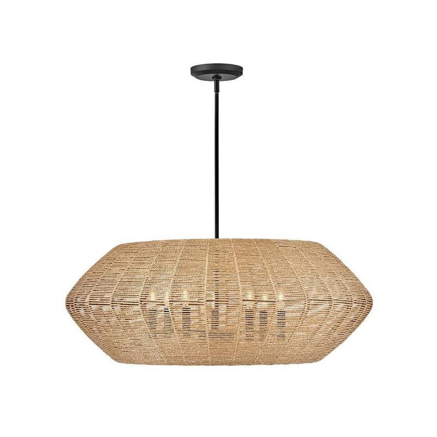 Suspension Luca - Noir et naturel 36" by Hinkley | Luminaires & cie