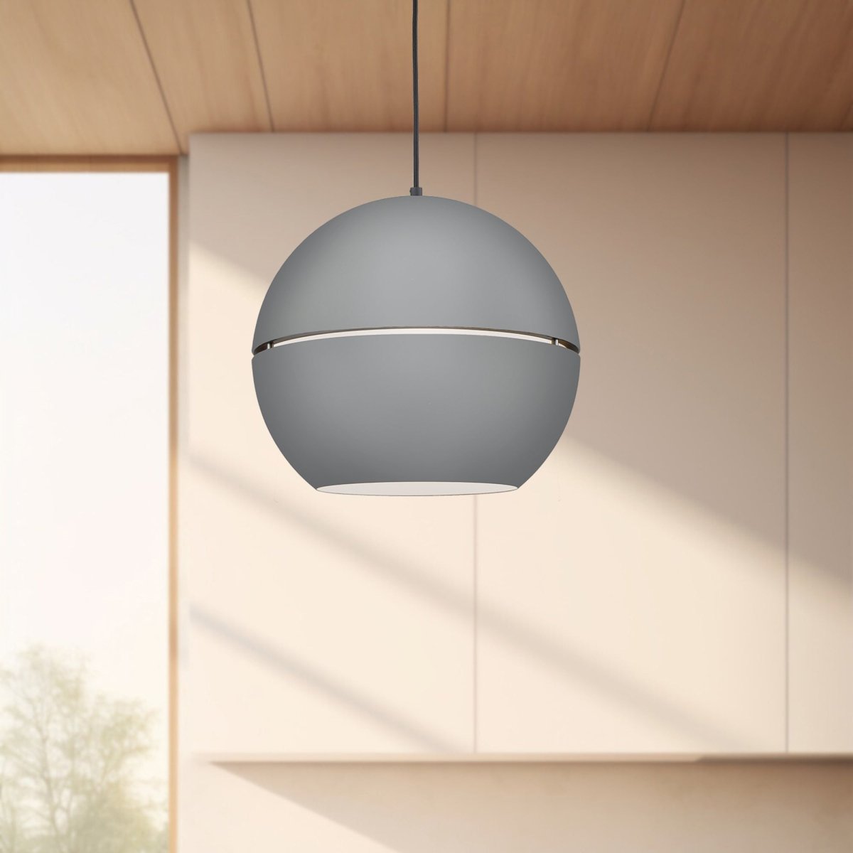 Suspension Lucas - Gris 15 3/4" by Kuzco Lighting | Luminaires & cie