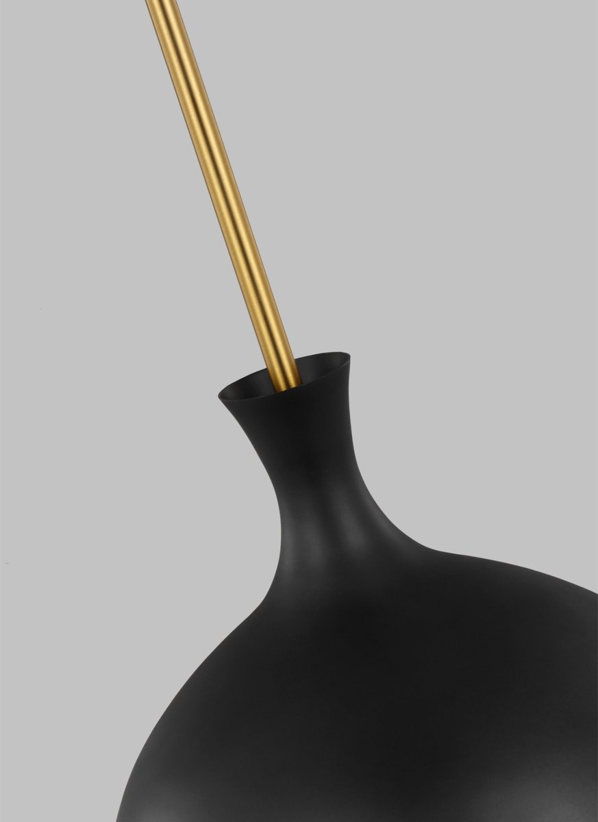 Suspension Lucerne - Noir de minuit et laiton brunis 11 1/2" by Visual Comfort Studio | Luminaires & cie