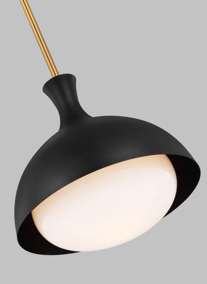 Suspension Lucerne - Noir de minuit et laiton brunis 11 1/2" by Visual Comfort Studio | Luminaires & cie