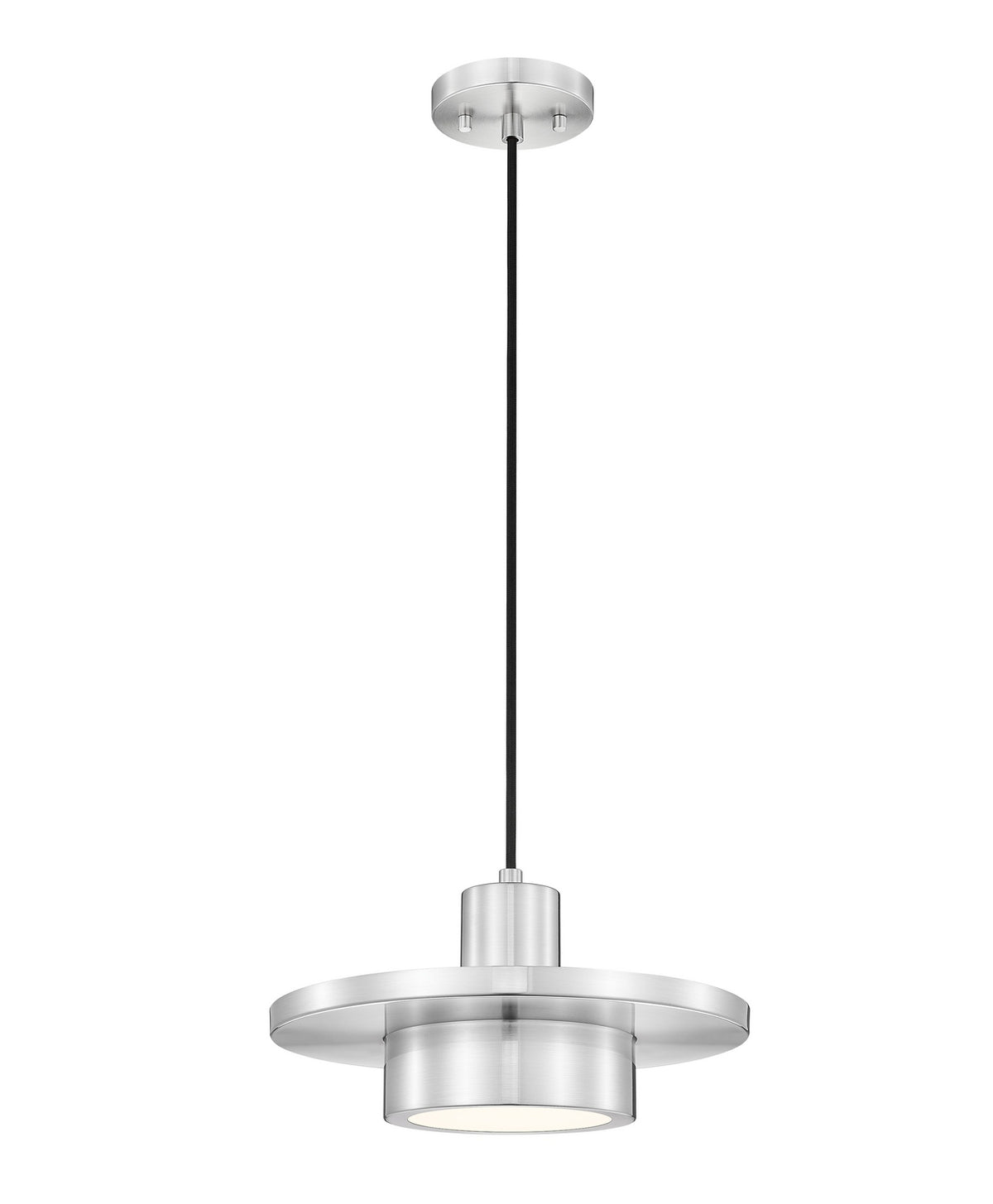 Suspension Ludo Nickel brossé, 12" – Z-Lite