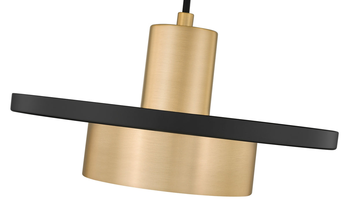 Suspension Ludo Noir mat + Or moderne, 12" – vue 4