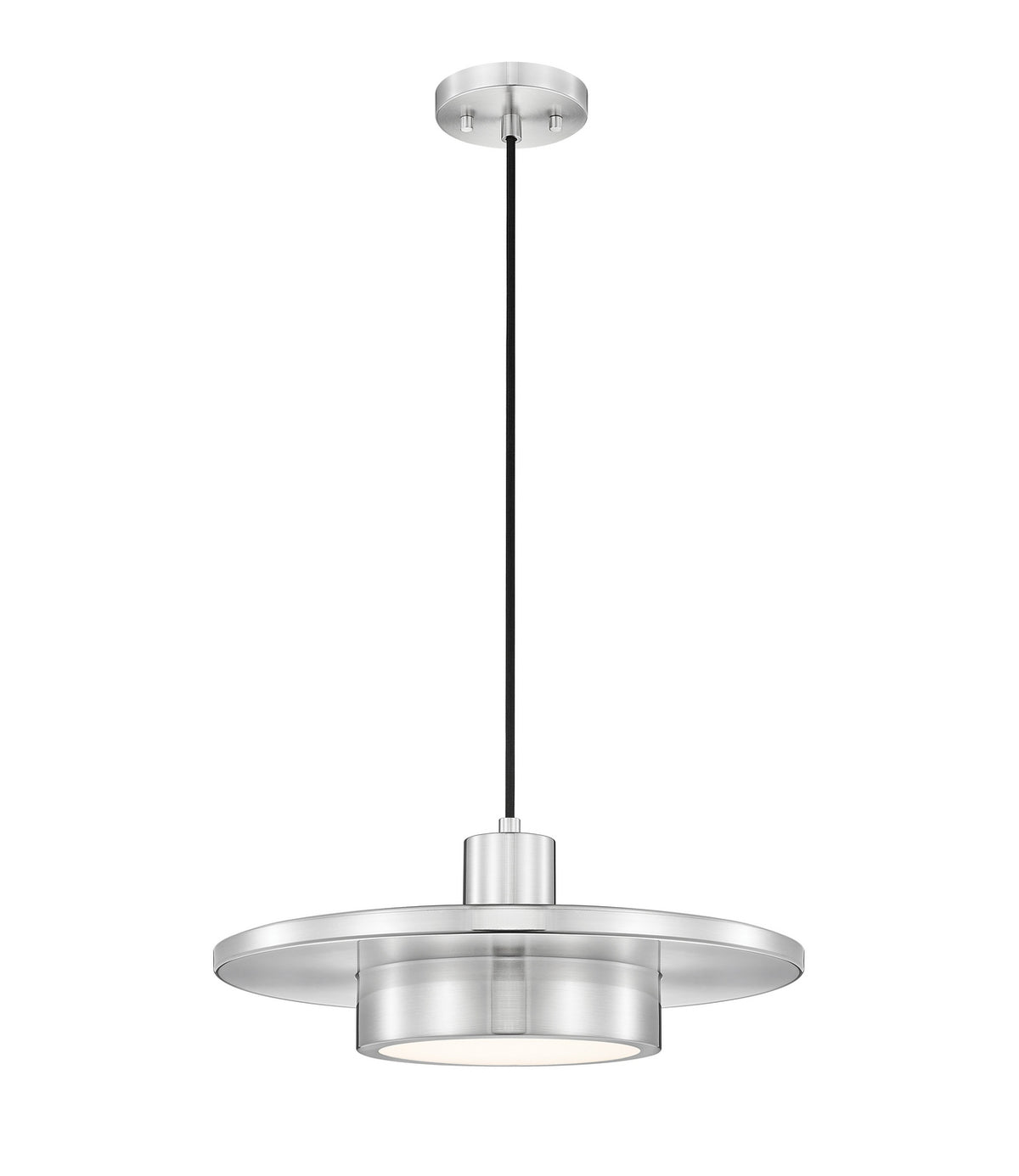 Suspension Ludo Nickel brossé, 16" – Z-Lite