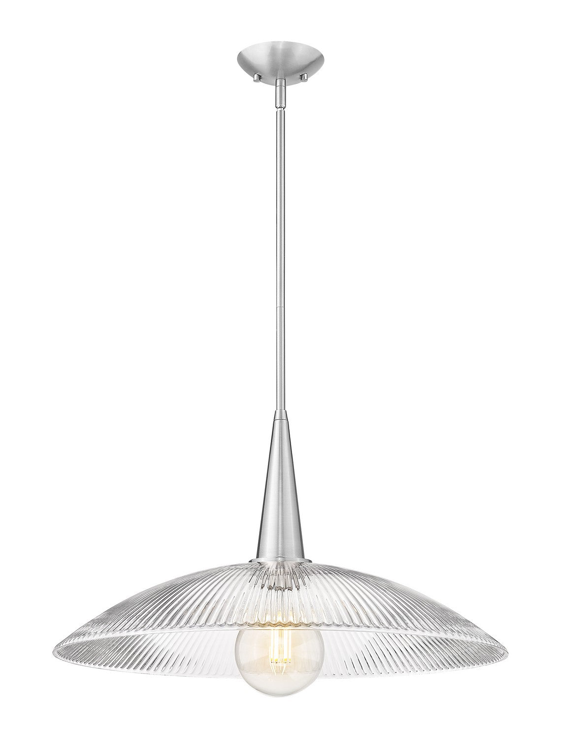 Suspension Lunelle Nickel brossé, 24" – vue 2