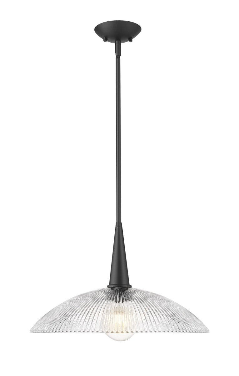 Suspension Lunelle - Noir mat 18" by Z-Lite | Luminaires & cie