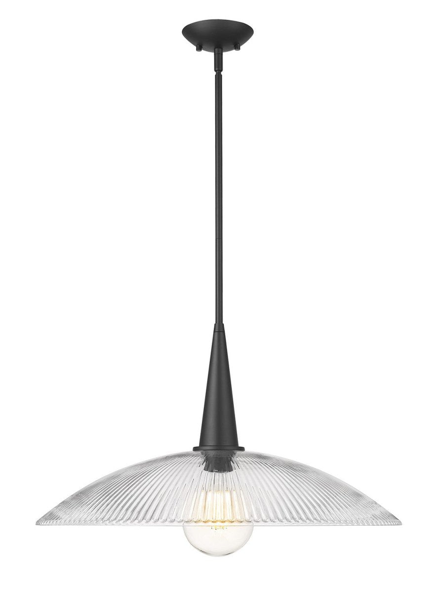 Suspension Lunelle - Noir mat 24" by Z-Lite | Luminaires & cie