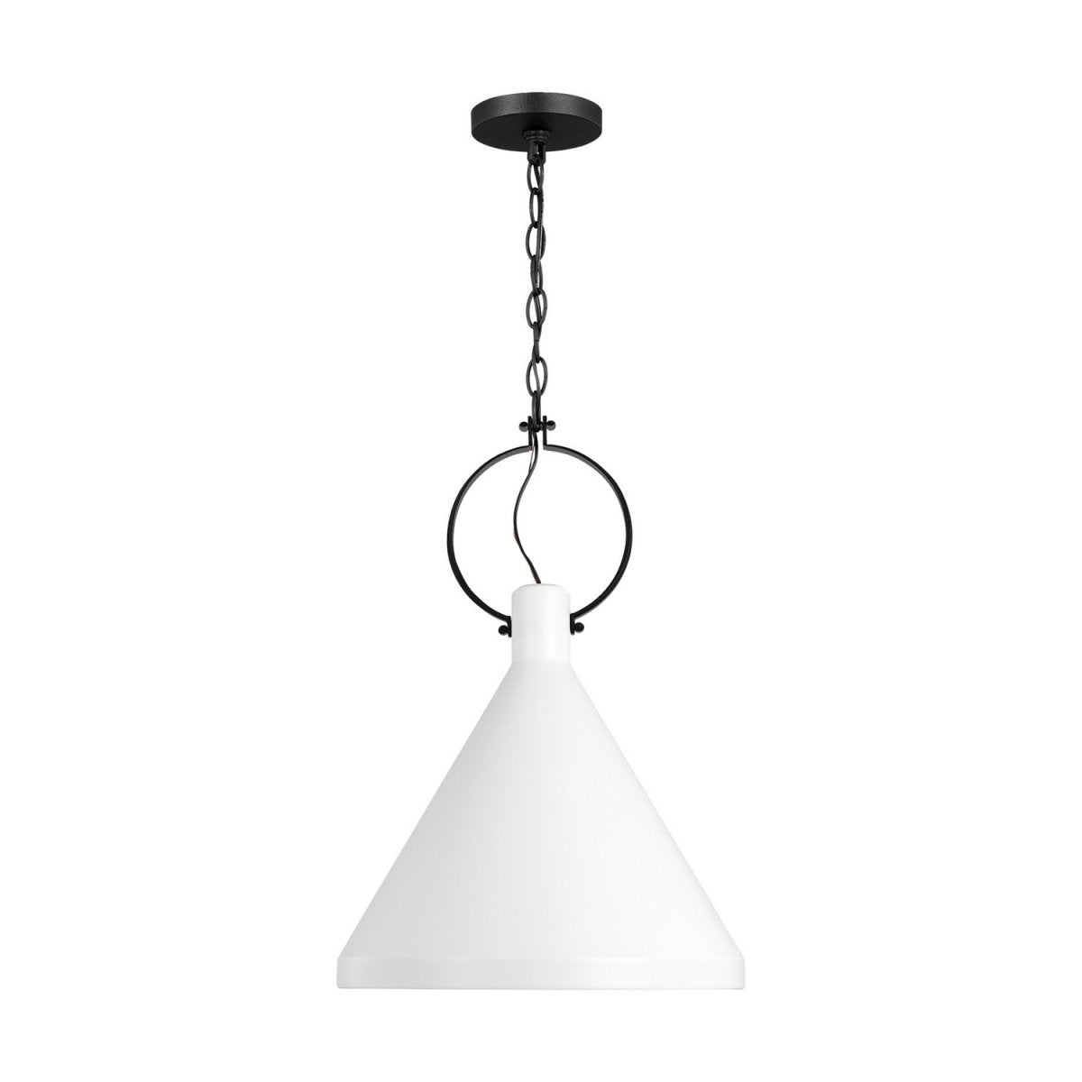 Suspension Lyon - Blanc mat 14 1/4" Blanc mat by Visual Comfort Studio | Luminaires & cie
