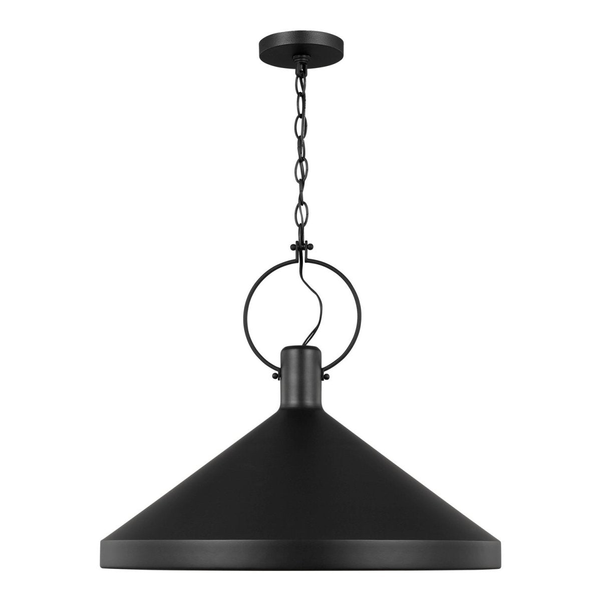 Suspension Lyon - Noir minuit 24" Noir minuit by Visual Comfort Studio | Luminaires & cie