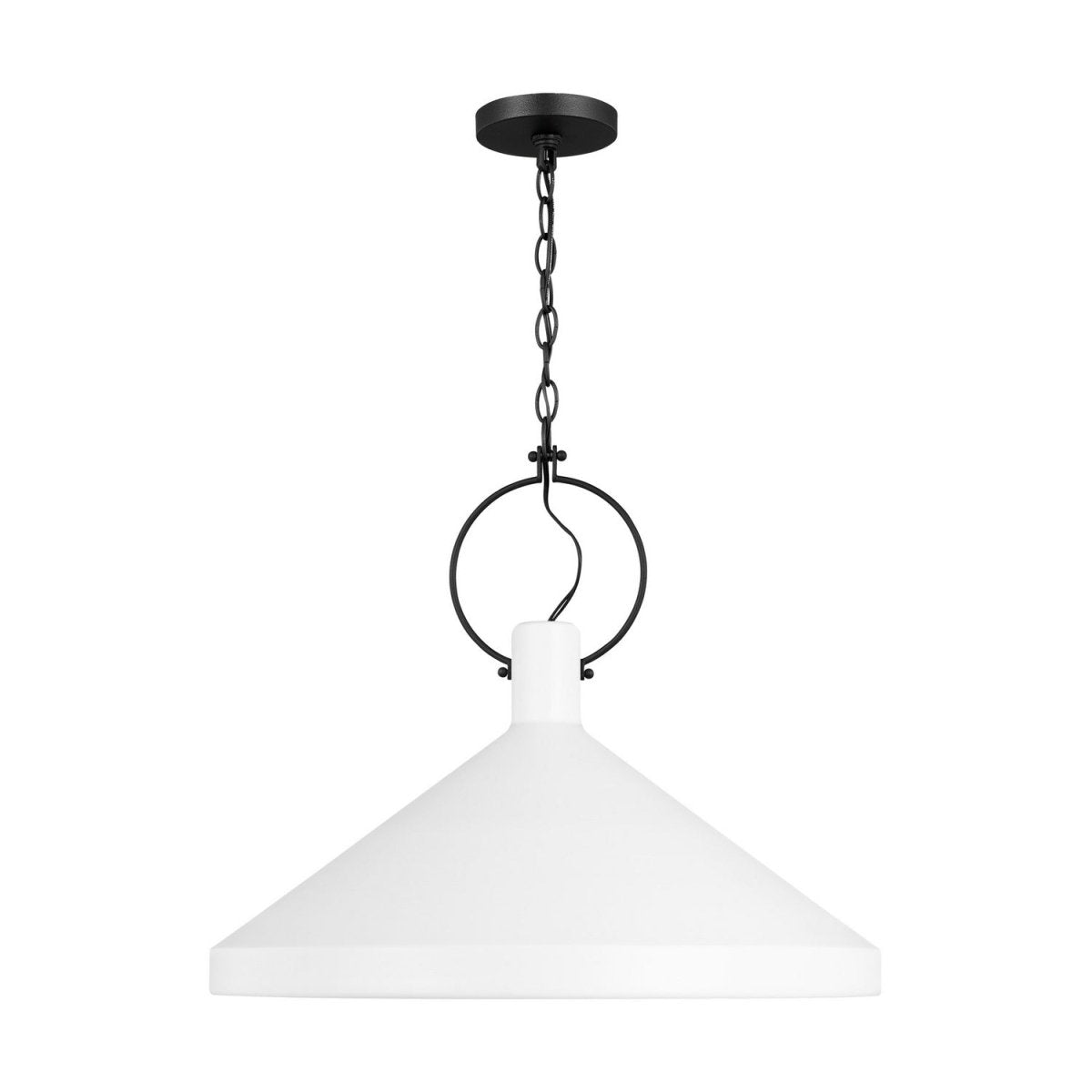Suspension Lyon - Blanc mat 24" Blanc mat by Visual Comfort Studio | Luminaires & cie
