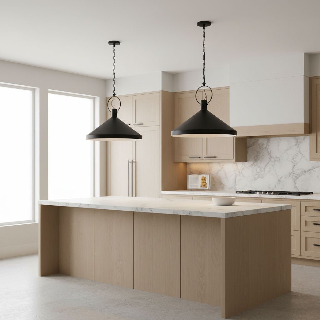 Suspension Lyon - Blanc mat 24" Blanc mat by Visual Comfort Studio | Luminaires & cie